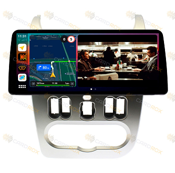 Штатная магнитола Renault Sandero, Logan 2010-2014 (серебро) на Android 10, DSP, 4G, IPS, Carplay - Cardrox CD-4095-12 (12 дюймов) Штатная магнитола Renault Sandero, Logan 2010-2014 (серебро) на Android 10, DSP, 4G, IPS, Carplay - Cardrox CD-4095-12 (12 дюймов)