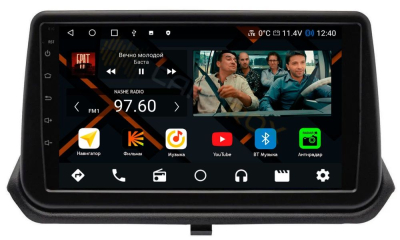 Штатная магнитола Mitsubishi Pajero iO 1998 - 2007, Pinin 99-2005 (взамен верхнего козырька) на Android 11, DSP, 4G, IPS / QLED 2K, Carplay - Cardrox CD-4937