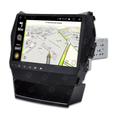Автомагнитола на Android 8.1.0 IQ NAVI T58-1607C Hyundai Santa Fe (DM) (2012-2018)