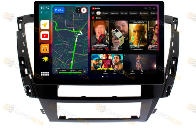 Штатная магнитола Mitsubishi Pajero Sport 3 2020+ (для авто без круга) на Android 10, DSP, 4G, IPS, Carplay - Cardrox CD-4626-13 (11-13 дюймов)