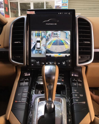 Штатное головное устройство Tesla для Porsche Cayenne 2011-2015 на Android 7.1 Carmedia NH-1004