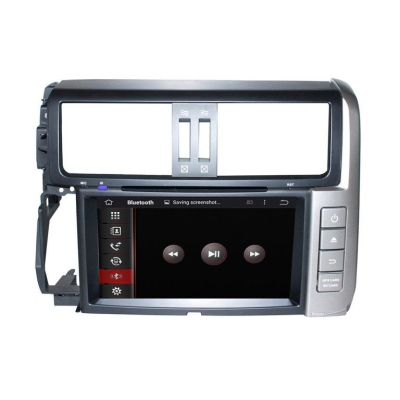 Штатная автомагнитола Android 9.0 Carmedia KD-8015-P30 для Toyota Land Cruiser Prado 150 2009-2013 (серебро)