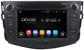 Штатная автомагнитола Android 9.0 Carmedia KD-7606-P30 для Toyota Rav4 2006-2012