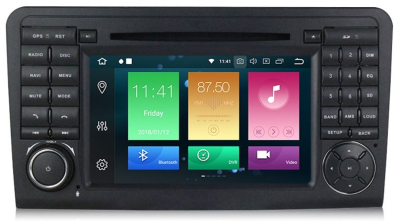 Штатная автомагнитола Android 10 Carmedia XN-7008-P30 для Mercedes-Benz ML класс W164 2005-2011, GL класс X164 2006-2012