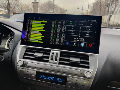 Магнитола для Toyota Land Cruiser Prado 150 2017+ на Android 12 - Carmedia ZH-T1211