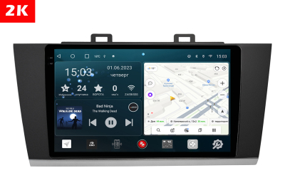 Автомагнитола штатная с 2K экраном Redpower 75562 на Android 10 для Subaru Outback, BS/B15, (10.2014 - 02.2018)