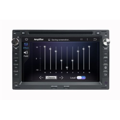 Штатное головное устройство для Volkswagen, Skoda (квадрат) на Android 8.0 Carmedia KDO-7009 черный