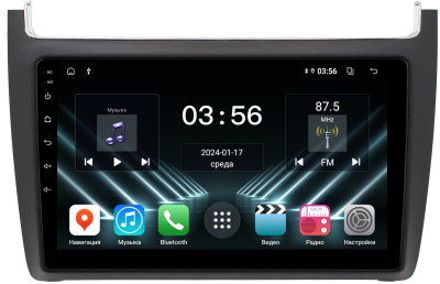 Штатная магнитола для Volkswagen Polo 2009-2020 на Android 13 - FarCar (D/DX910M)