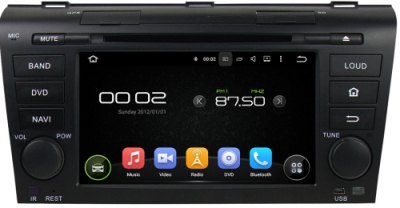 Штатное головное устройство Android 5.1 Newsmy KD-7003 для Mazda3 2003-2009 (BK)