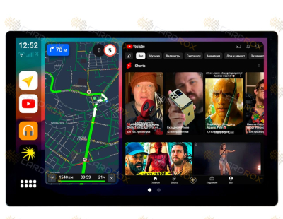 Штатная магнитола Nissan Navara 2006-2012 на Android 10, DSP, 4G, IPS, Carplay - Cardrox CD-4809-13 (11-13 дюймов)