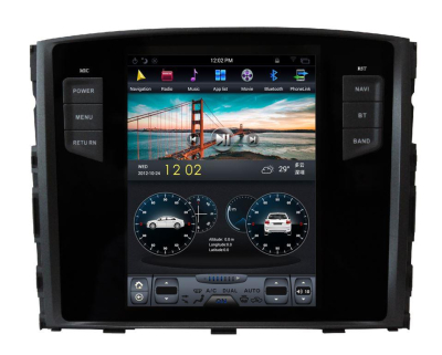 Магнитола Tesla для Mitsubishi Pajero IV 2006-2015 (V97/V93) на Android 7.1 CARMEDIA ZF-1129