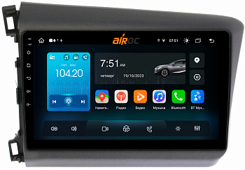 Штатная магнитола Roximo 4G (2K) RX-1921 для Honda Civic 9 4D, 2011-2015 (Android 13)