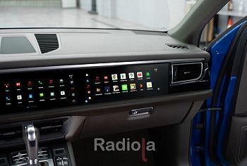 Монитор двойной 12,3"+12,3" Porsche Macan 2014-2016 (CDR3.0/PCM3.0) на Android 12 - Radiola RDL-Macan Dual