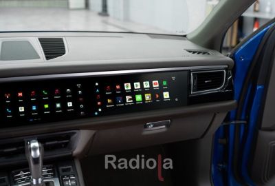 Монитор двойной 12,3"+12,3" Porsche Macan 2014-2016 (CDR3.0/PCM3.0) на Android 12 - Radiola RDL-Macan Dual