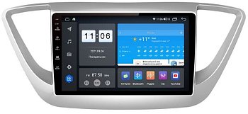 Штатная магнитола VOMI ZX315R9-7862-LTE-4-64 для Hyundai Solaris 2017+ на Android 10