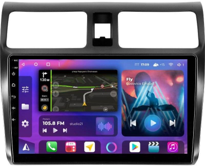 Штатная магнитола для Suzuki Swift 2004-2011 на Android 13, QLED/2K, 4G - FarCar S500 Plus (3056M)