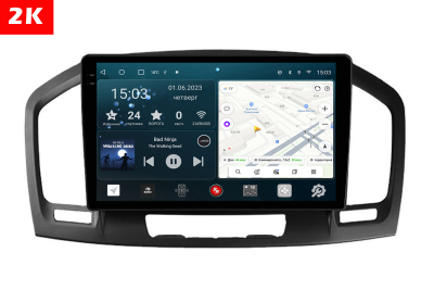 Автомагнитола штатная с 2K экраном RedPower 71519 Slim на Android 10 для Opel Insignia 1-поколение (2008-2013)