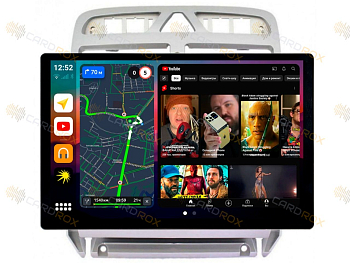 Штатная магнитола Peugeot 307 2001-2008 на Android 10, DSP, 4G, IPS, Carplay - Cardrox CD-4611-13 (11-13 дюймов)