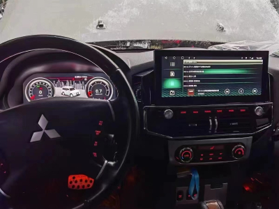 Цифровая приборная панель для Mitsubishi Pajero 4   - Carmedia NH-LCD-M1203