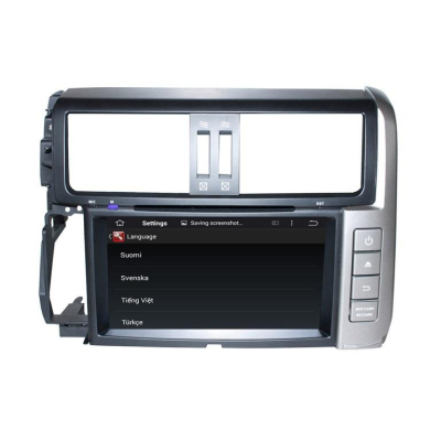 Штатная автомагнитола Android 9.0 Carmedia KD-8015-P30 для Toyota Land Cruiser Prado 150 2009-2013 (серебро)