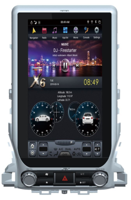 Магнитола Tesla для Toyota Land Cruiser 200 2015+ на Android 9.0 CARMEDIA ZF-1807H