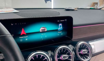 Навигационный блок для Mercedes Benz A/B/GLA/CLA/GLB с 2019г. (с заводским сенсорным монитором 12,3") на Android 12 - Radiola RDL-4081