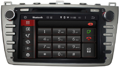 Штатное головное устройство Android 7.1 Newsmy KD-8001-P3-7-g серый для MAZDA 6 2007-2012