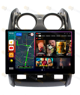 Штатная магнитола Renault Duster I 2015-2020 рестайлинг на Android 10, DSP, 4G, IPS, Carplay - Cardrox CD-4515-13 (11-13 дюймов)