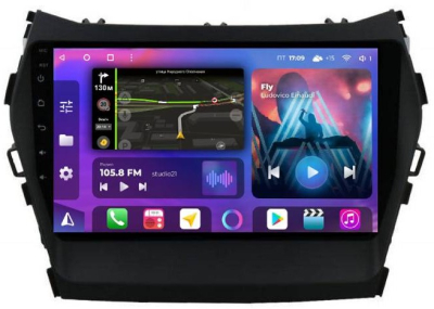 Штатная магнитола для Hyundai Santa Fe 2012+ на Android 13, QLED/2K, 4G - FarCar S500 Plus (209M)