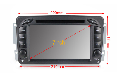 Штатное головное устройство Mercedes-Benz G класс, C класс, CLK, Vito, Viano на Android 10 Carmedia MKD-M789-P6