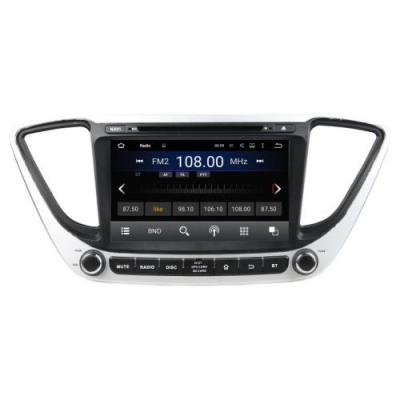 Штатное головное устройство для HYUNDAI Solaris 2017+ на Android 8.0 Carmedia KDO-8211