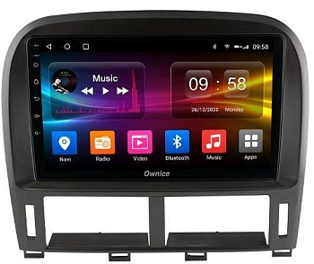 Штатная магнитола для Lexus LS 430 2000-2006 (высокие комплектации) на Android 10, DSP, HDMI, Интерьерная подсветка - Carmedia OL-9563-2-D