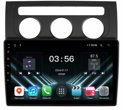 Штатная магнитола для Volkswagen Touran 2003-2010 на Android 13 - FarCar (D/DX3264M климат)