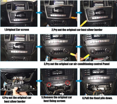 Штатное головное устройство Mercedes-Benz ML, GL 2011-2015 на Android 7.1 Carmedia MKD-B900