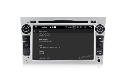 Штатное головное устройство Opel Astra H, Vectra С, Corsa D, Antara, Vivaro, Meriva, Zafira (черный лак) на Android 9.0 Carmedia MKD-7408-P6-s