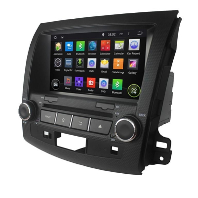 Штатная автомагнитола Mitsubishi Outlander,XL 2006-2012, Peugeot 4007 2007-2012, Citroen c-crosser 2007-2012 Carmedia KD-8063-P6 Android 9.0 DSP