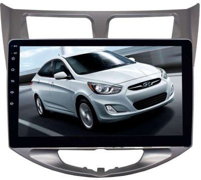 Штатная магнитола для Hyundai Solaris LeTrun 2597-3149 10 дюймов (крутилки) NS 2+16 Gb MTK-L Android 9.x DSP