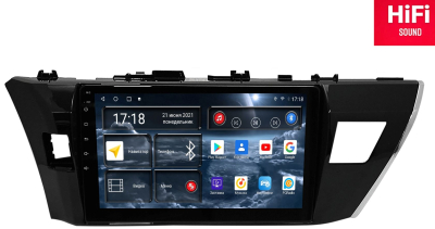 Автомагнитола штатная Redpower 75166 на Android 10 для для Toyota Corolla (2013-2016) дорестайл, под рынок США