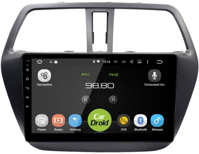Штатная магнитола CarDroid RD-3501F для Suzuki SX4 2, 2016- (Android 10)