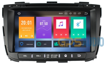 Штатное головное устройство для KIA Sorento 2012–2015 ( XM, рестайл) на Android 6.0 Carmedia KDO-8050