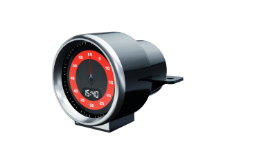 Часы для Porsche Cayenne 2010-2017 в аналоговом стиле - Carmedia ZF-5025 Часы для Porsche Cayenne 2010-2017 в аналоговом стиле - Carmedia ZF-5025