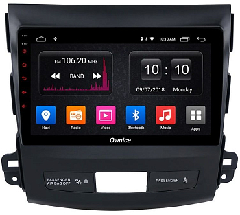 Штатная магнитола Ownice G30 S9636J для Mitsubishi Outlander XL (Android 9.0)