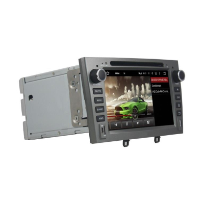 Штатная автомагнитола Android 10 Carmedia KD-7604-g-P30 для Peugeot 408 2012+, 308 2008-2014, RCZ 2010-2015 (серый)