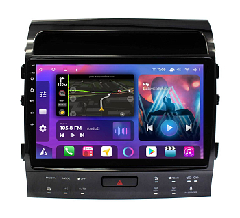 Штатная магнитола для Toyota Land Cruiser 200 2007-2010 на Android 13, QLED/2K, 4G - FarCar S500 Plus (381C-2M TYPE C сенсорные кнопки)