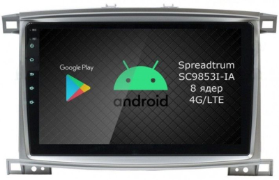 Штатная магнитола Roximo 2K / RI-1123 для Toyota Land Cruiser 100, 1998-2007 на Android 12 (8/128Gb)