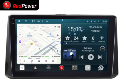 Автомагнитола штатная с 2K экраном RedPower 71072 Slim на Android 10 для Toyota Corolla (2019+)
