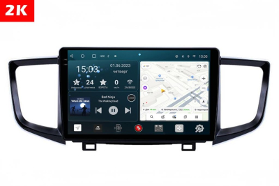 Автомагнитола штатная с 2K экраном RedPower 71692 Slim на Android 10 для Honda Pilot 3-поколение (04.2016-11.2021)
