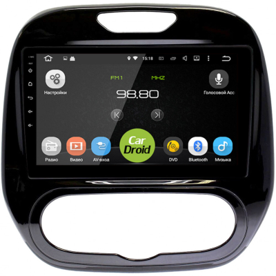 Штатная магнитола CarDroid RD-3004FM для Renault Kaptur (Android 10)
