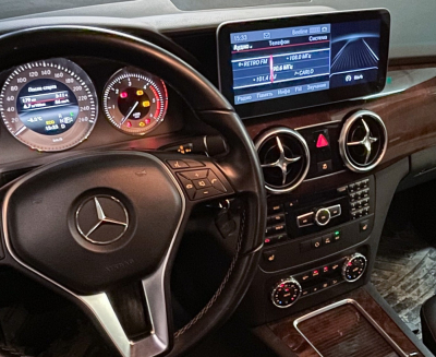 Монитор 10.25" для Mercedes-Benz GLK 2012-2015 NTG 4.5/4.7 на Android 12, 4G, Carplay - Parafar PF6111A12GLK8/128