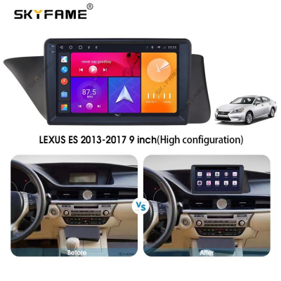 Штатная магнитола для Lexus ES 2012-2018 (высокие комплектации) на Android 10, DSP, HDMI, Интерьерная подсветка - Carmedia SF-9802-D Штатная магнитола для Lexus ES 2012-2018 (высокие комплектации) на Android 10, DSP, HDMI, Интерьерная подсветка - Carmedia SF-9802-D